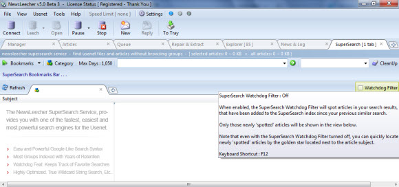 Newsleecher 5 Beta 6 Rapidshare
