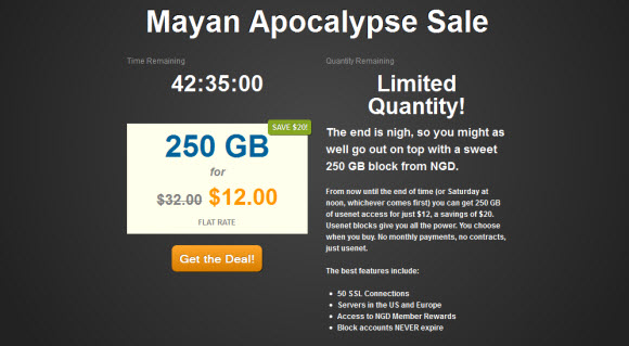 NGD Mayan Sale