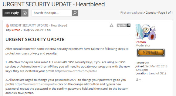OZnzb Heartbleed security update