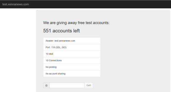Xennanews free test accounts