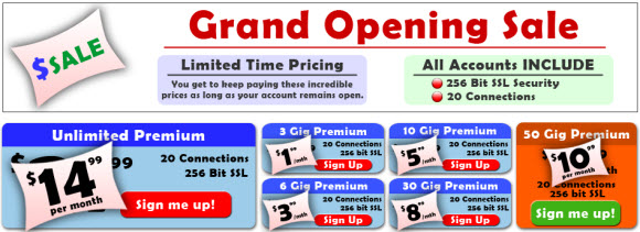 Red Orb Grand Opening Specials